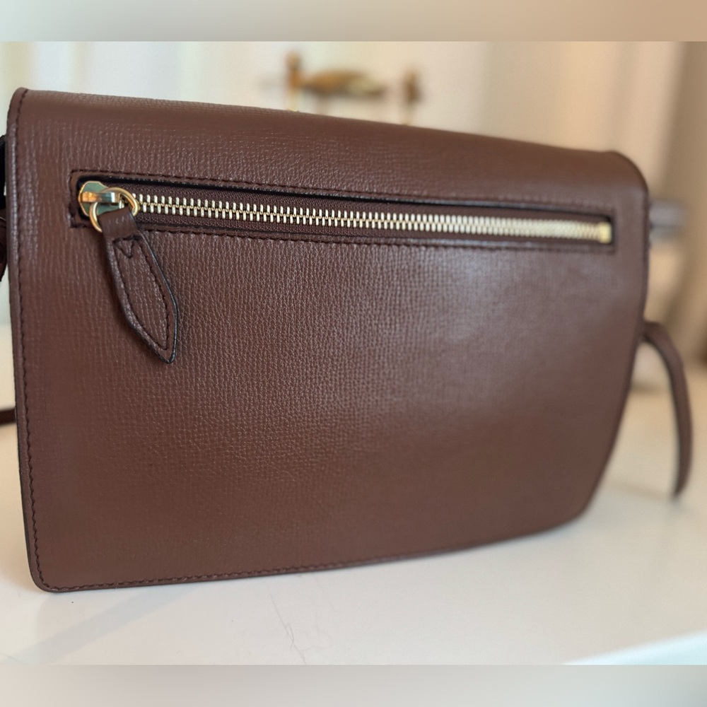 Pre-loved BURBERRY MACKEN DERBY LEATHER CROSSBODY BAG - Picture 9 of 9